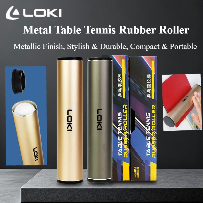 Table Tennis Ball - Contenitore per Palline in Metallo LOKI,