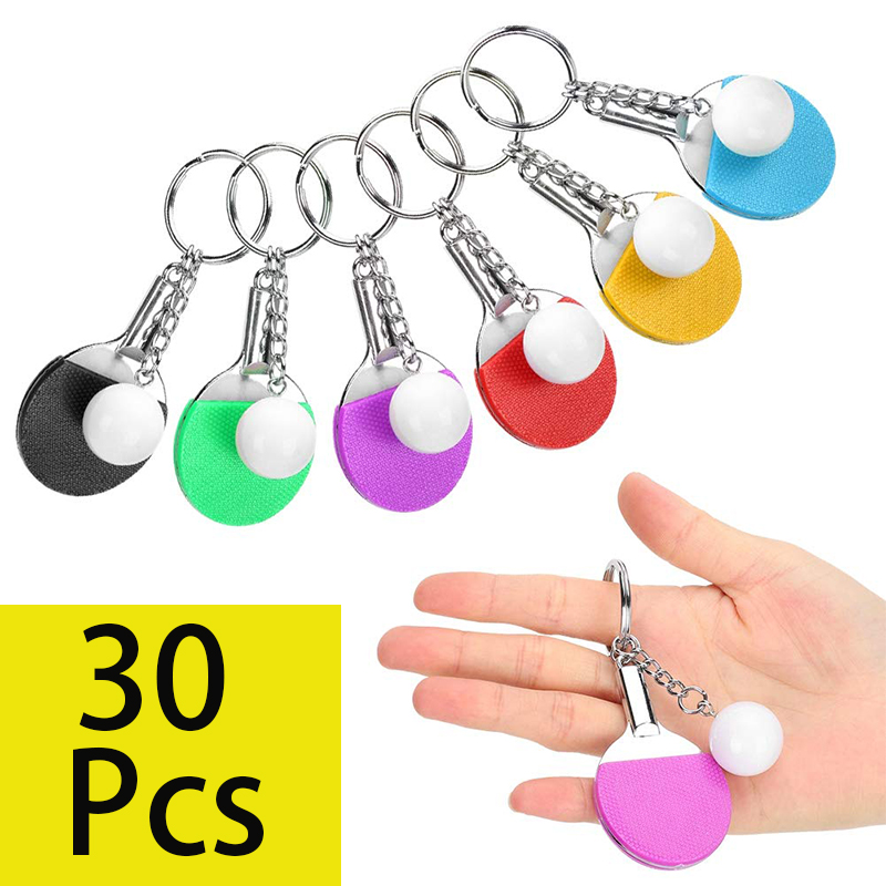 30 pezzi mini portachiavi racc - Table Tennis Umpire recensione e prezzo